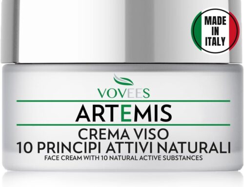 VOVEES Artemis Crema Viso Antirughe Idratante Bio con Acido Ialuronico